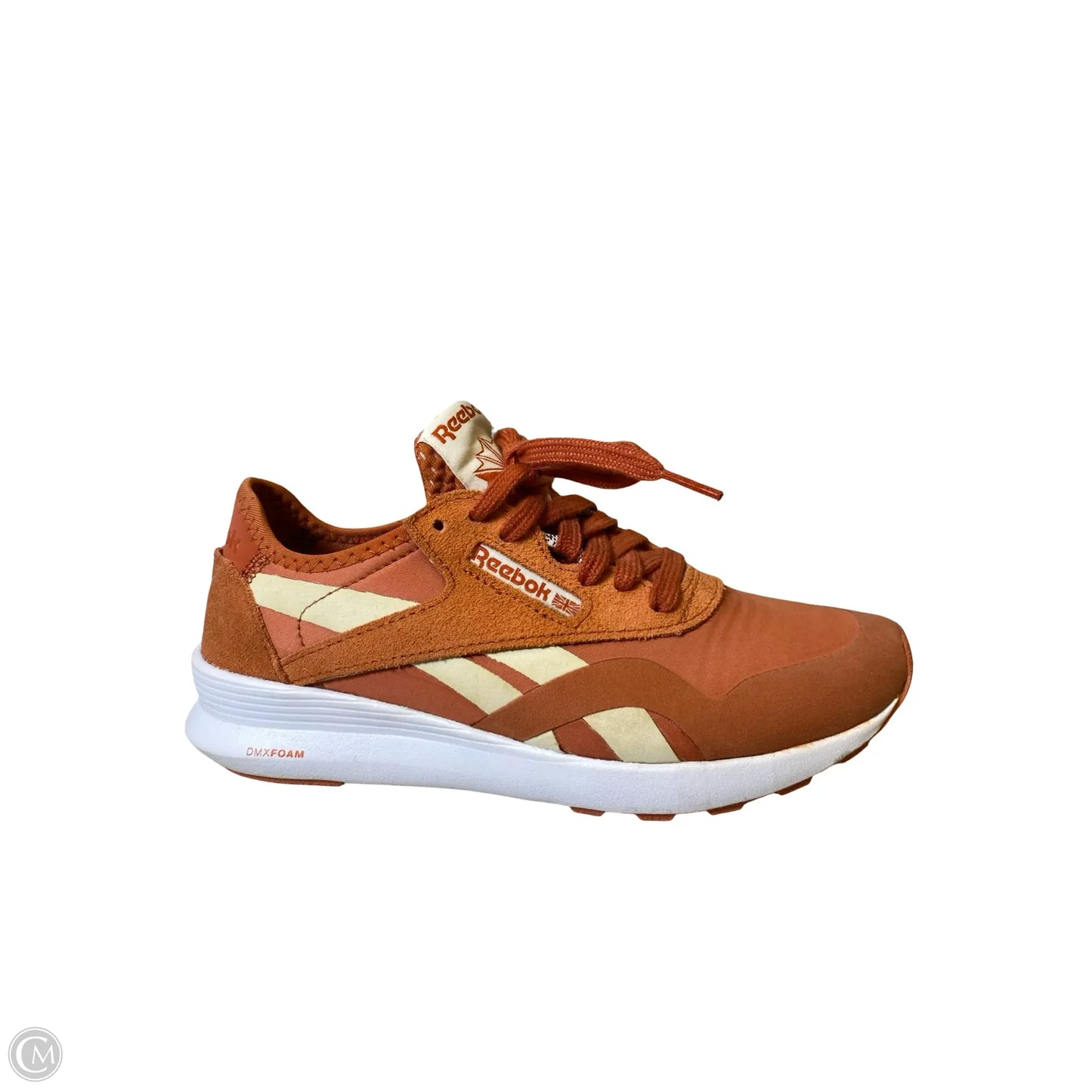 Shoes Athletic By Reebok In Cream & Orange, Size: 6