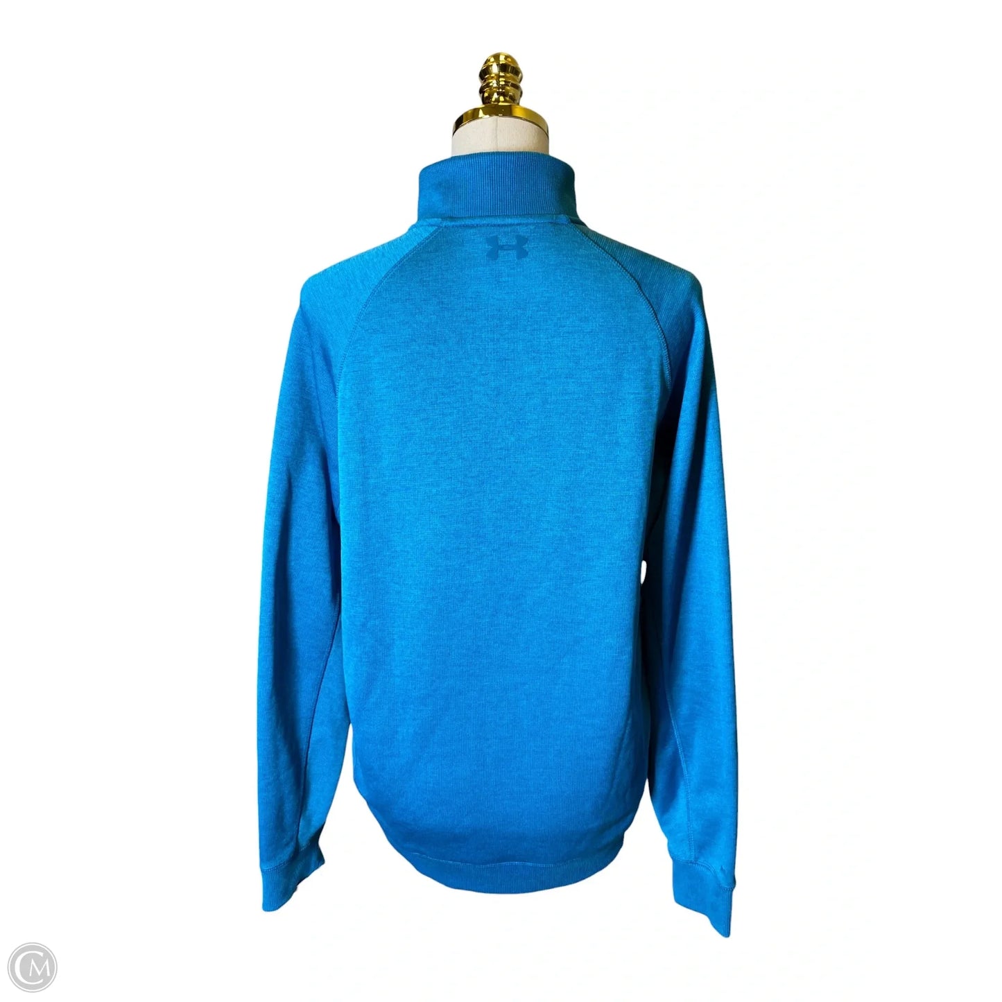 Athletic Sweatshirt Collar By Under Armour In Aqua, Size: M