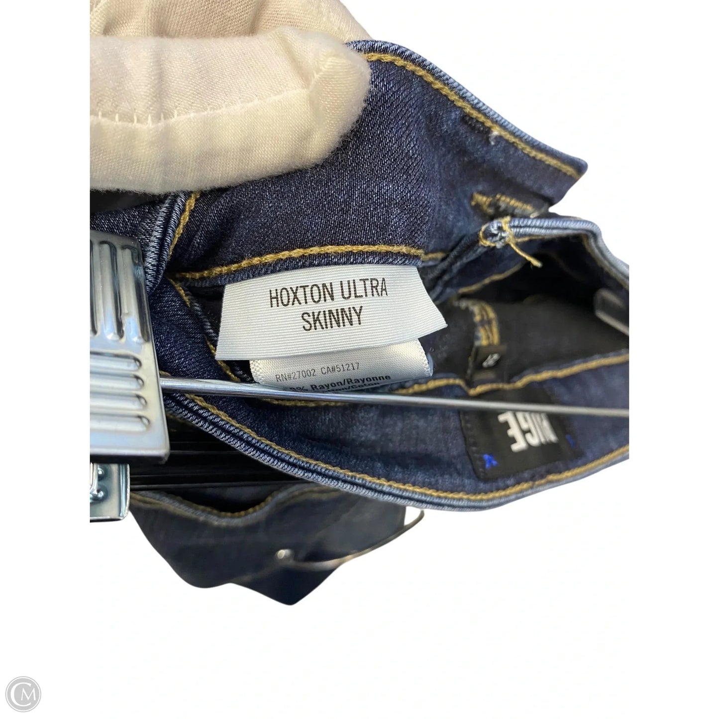 Jeans Skinny By Paige In Blue Denim, Size: 4