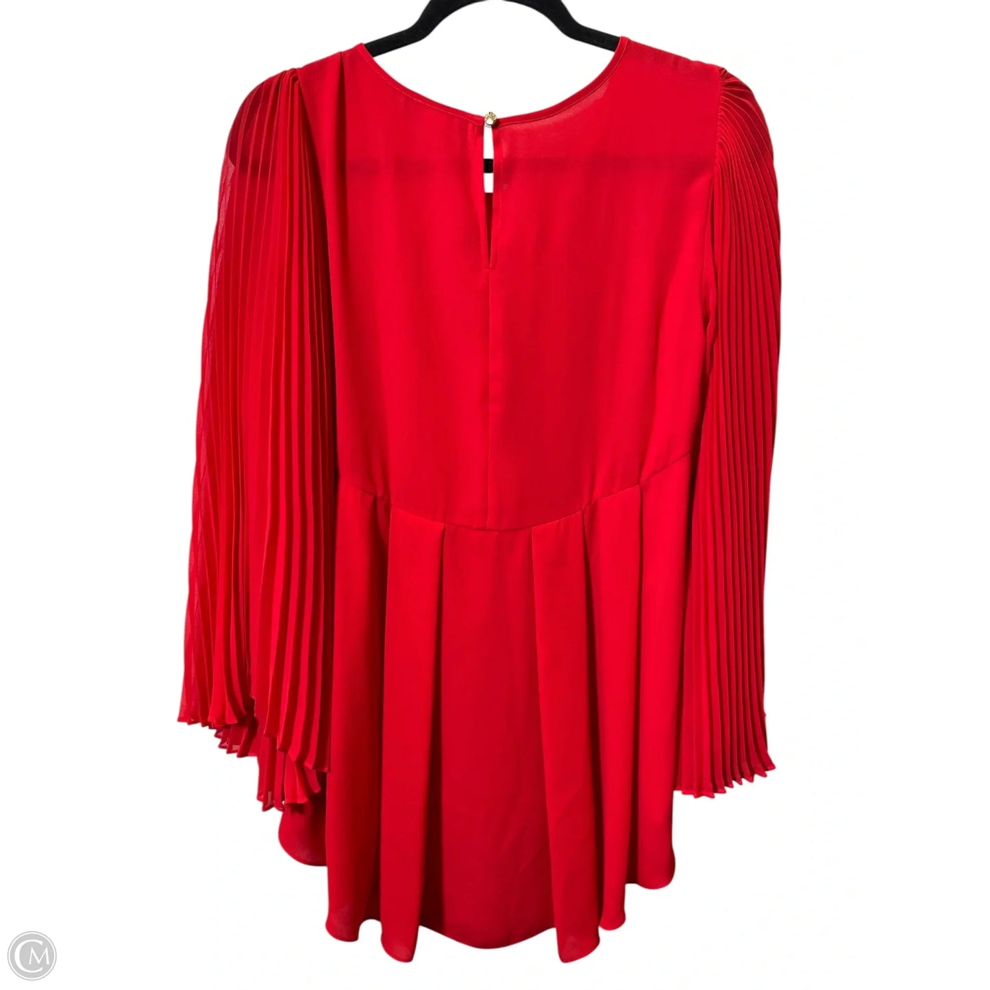 Blouse Long Sleeve By Vince Camuto In Red, Size: S