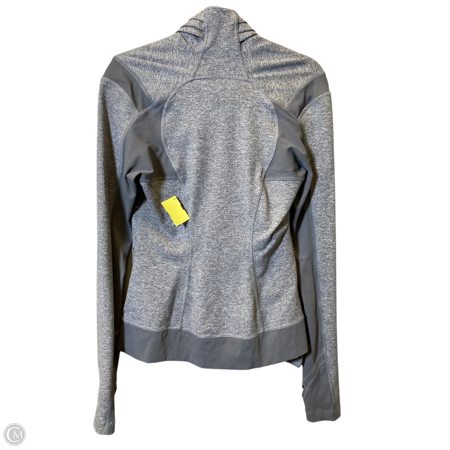 Athletic Jacket By Lululemon In Grey, Size: 8