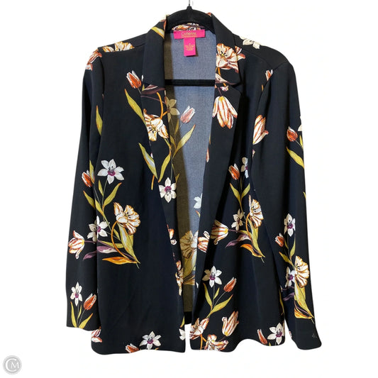 Blazer By Catherine Malandrino In Floral Print, Size: M