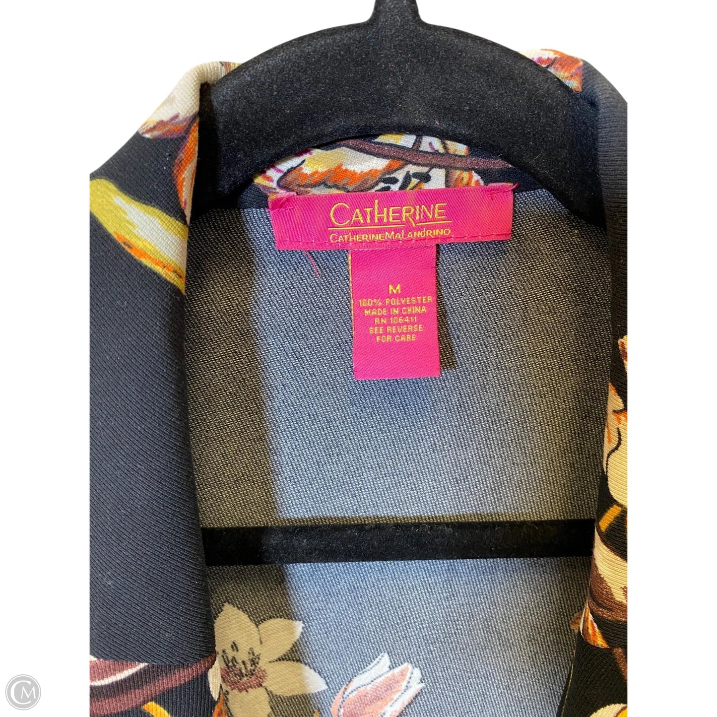 Blazer By Catherine Malandrino In Floral Print, Size: M