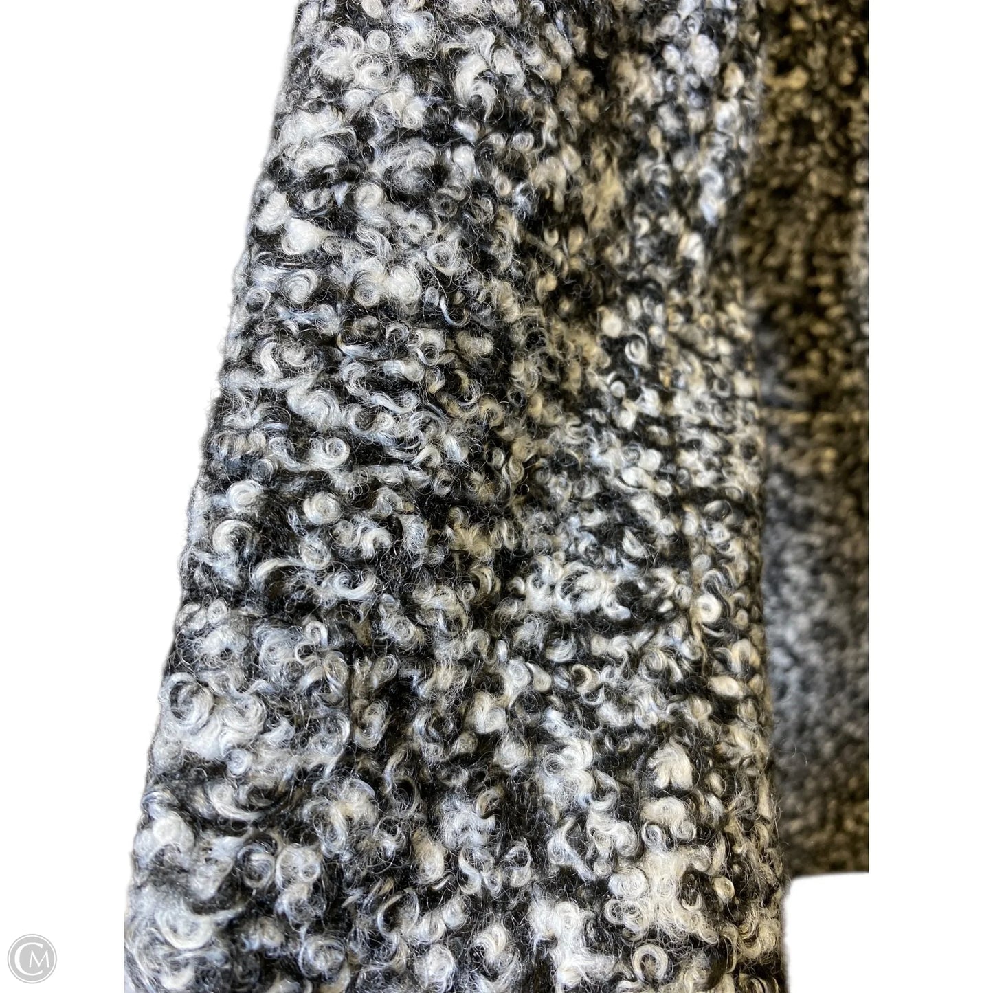 Coat Faux Fur & Sherpa By Entro In Black & White, Size: S