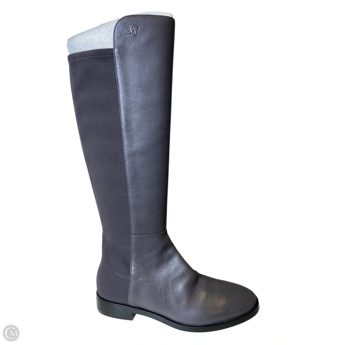 Boots Designer By Stuart Weitzman In Grey, Size: 8.5
