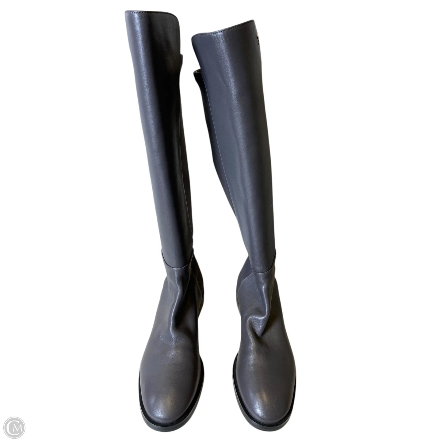 Boots Designer By Stuart Weitzman In Grey, Size: 8.5