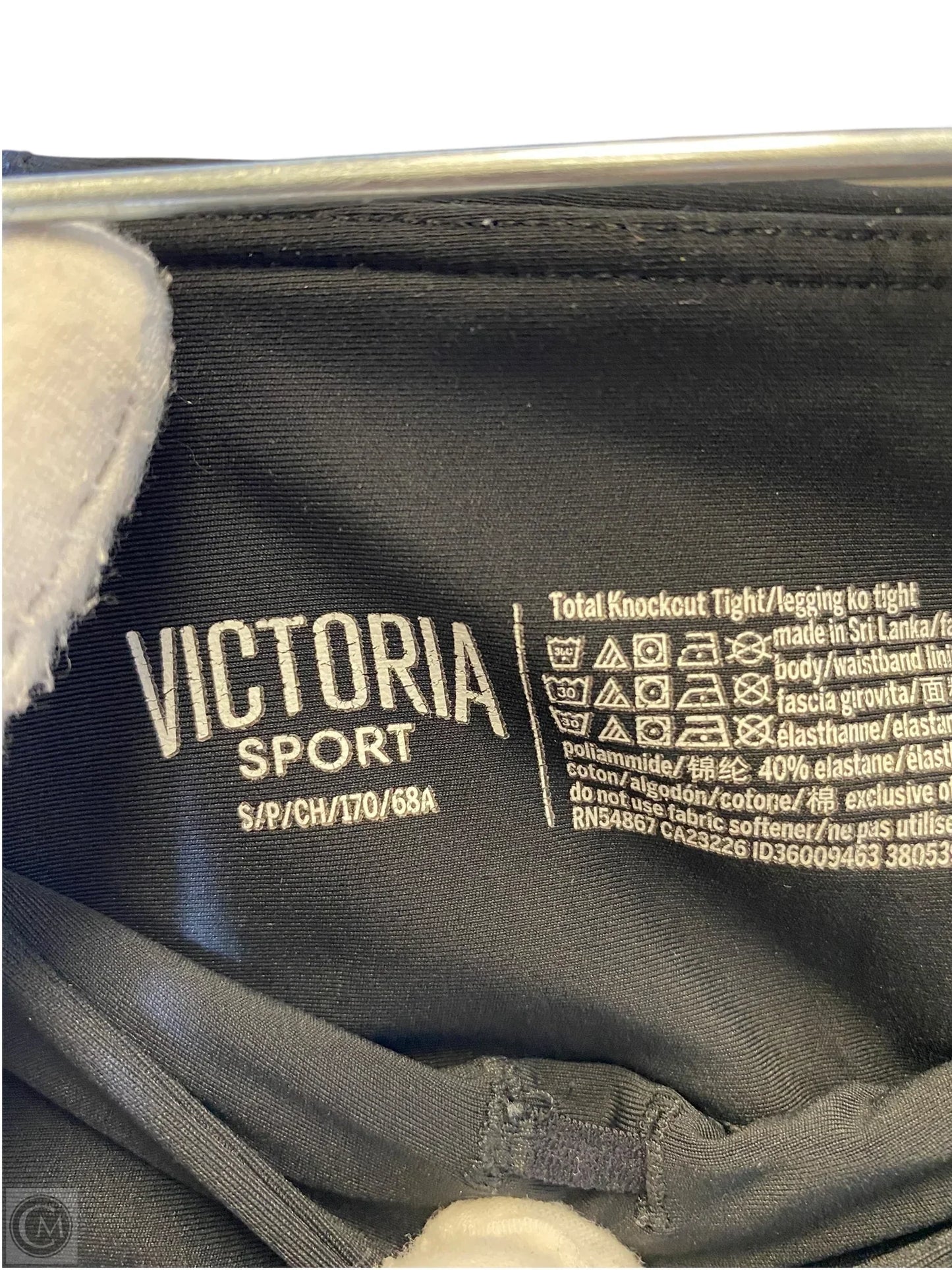 Athletic Leggings By Victoria Sport In Black, Size: S