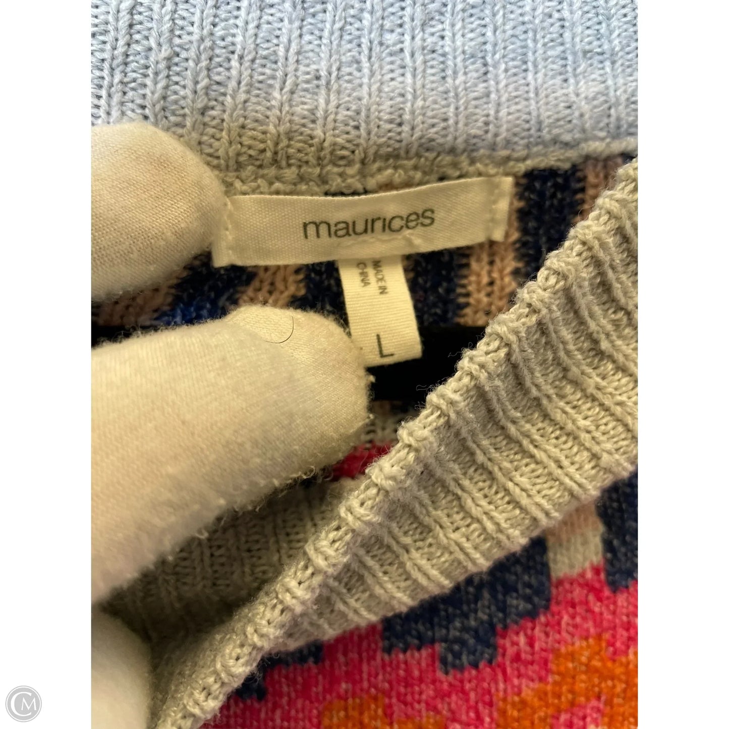 Sweater By Maurices In Multi-colored, Size: L