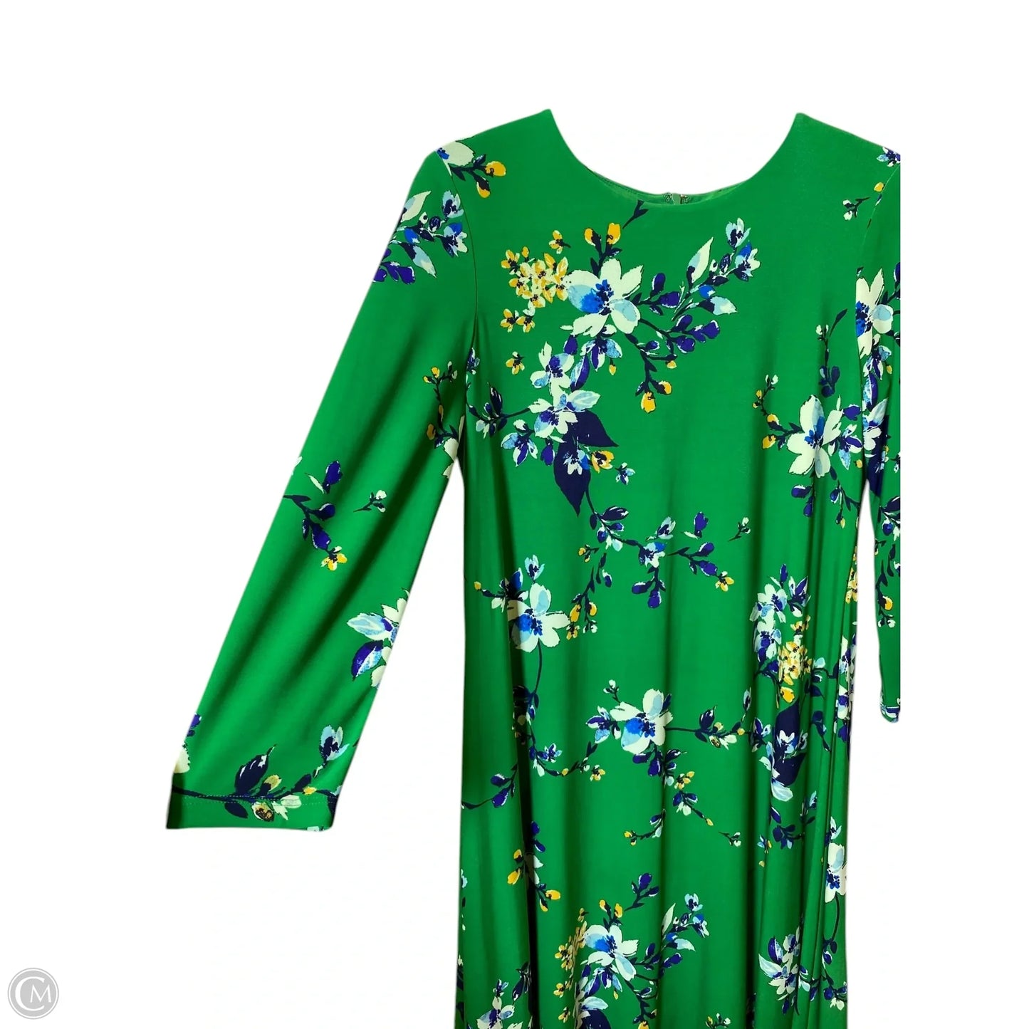 Dress Casual Midi By Lauren By Ralph Lauren In Green, Size: 4