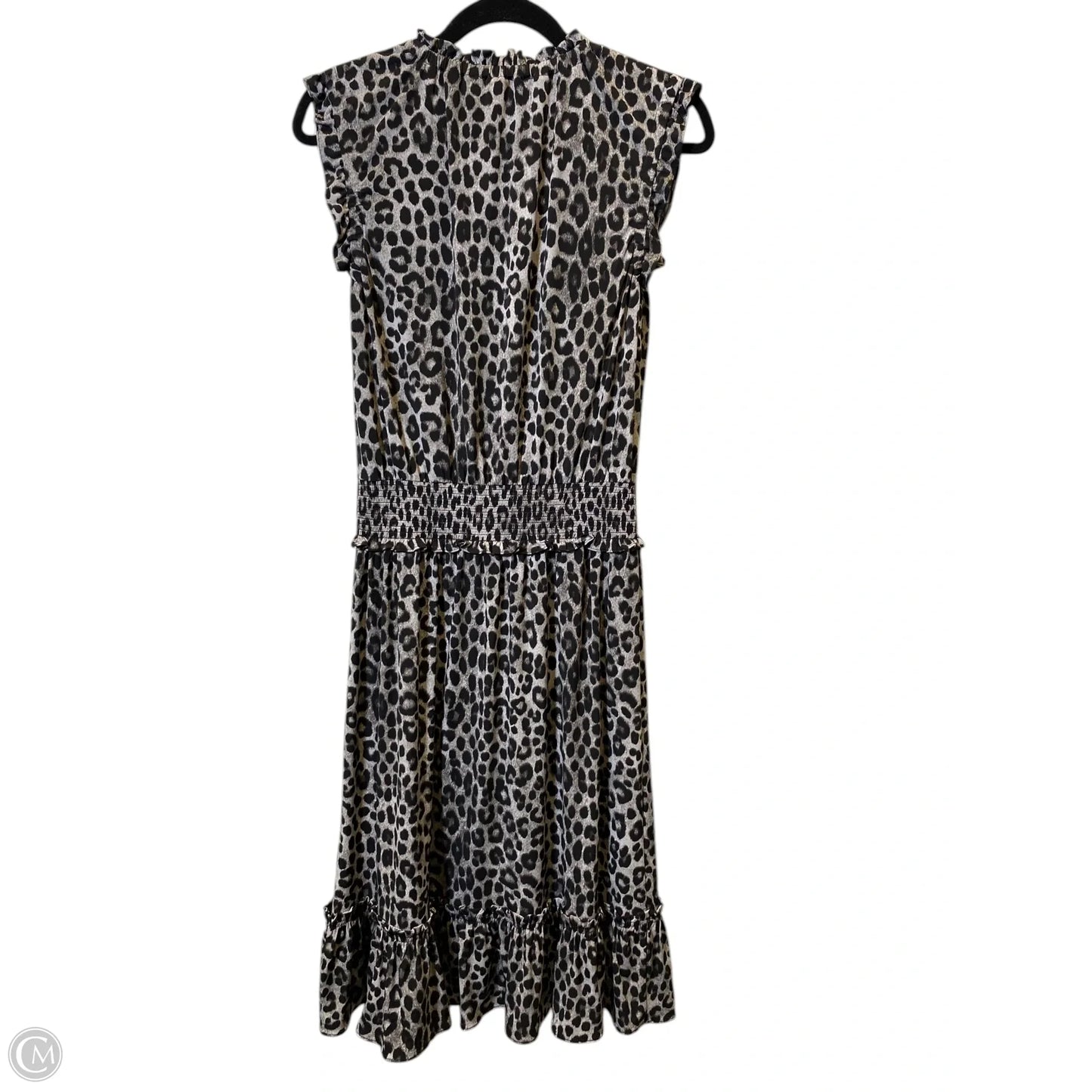 Dress Casual Midi By Michael By Michael Kors In Animal Print, Size: M