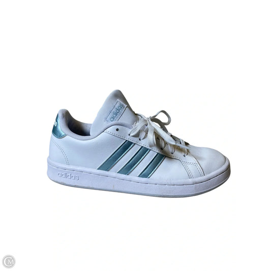 Shoes Athletic By Adidas In White, Size: 8