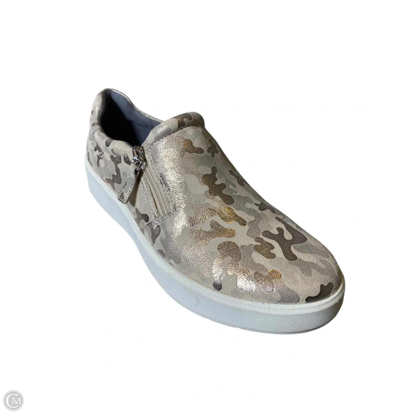 Shoes Flats By Clarks In Animal Print, Size: 8