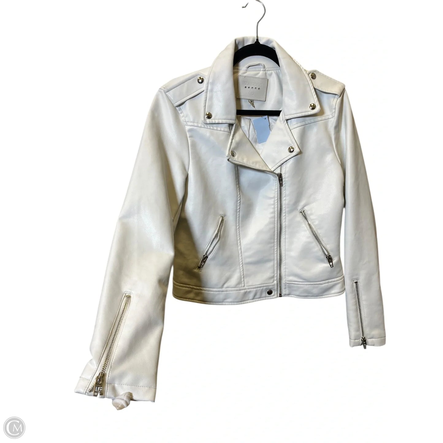 Jacket Leather By Blanknyc In White, Size: M