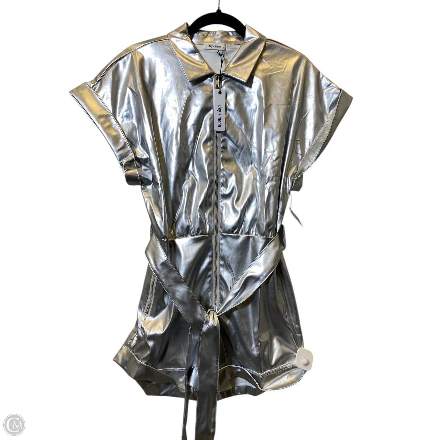 Romper By Day + Moon In Silver, Size: M