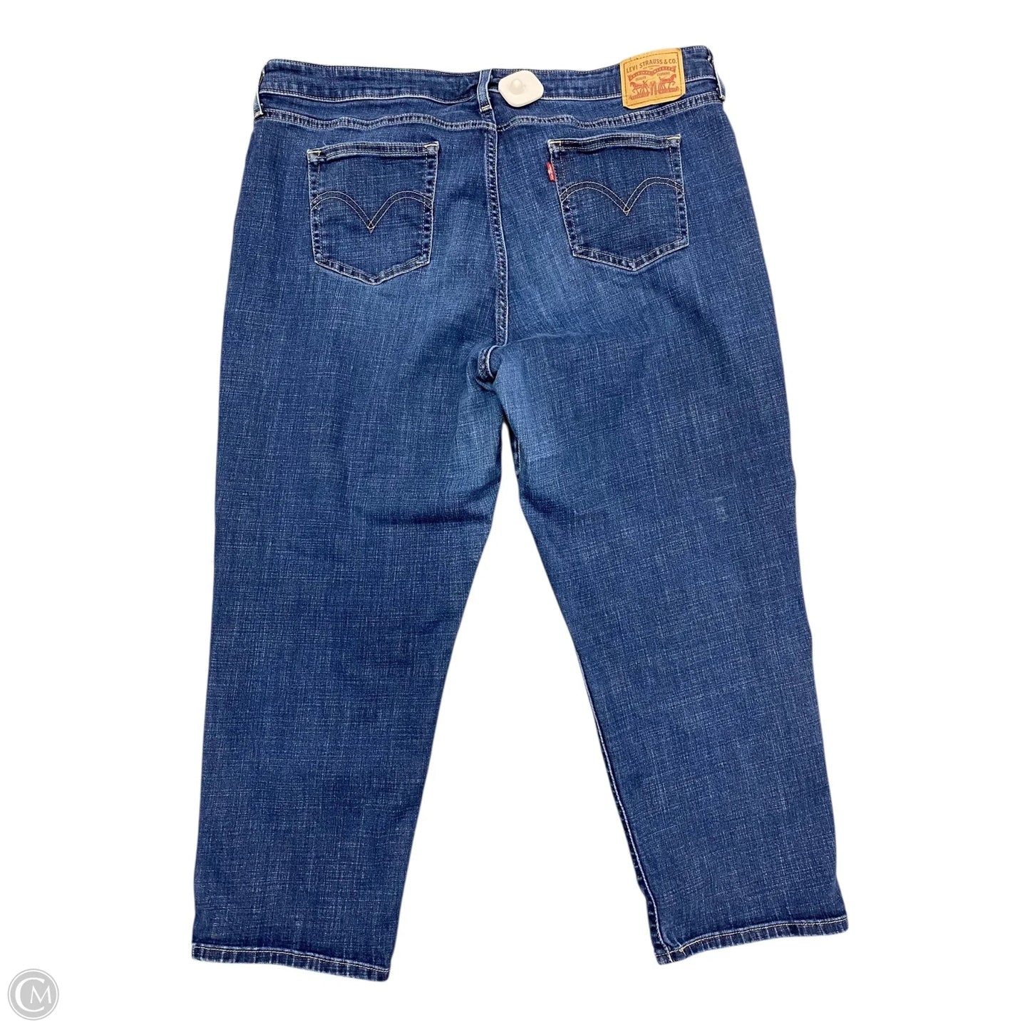Jeans Boyfriend By Levis In Blue Denim, Size: 22