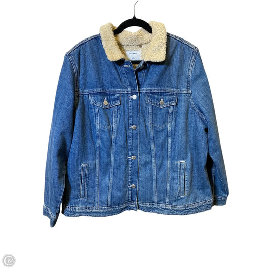 Jacket Denim By Old Navy In Blue Denim, Size: 2x