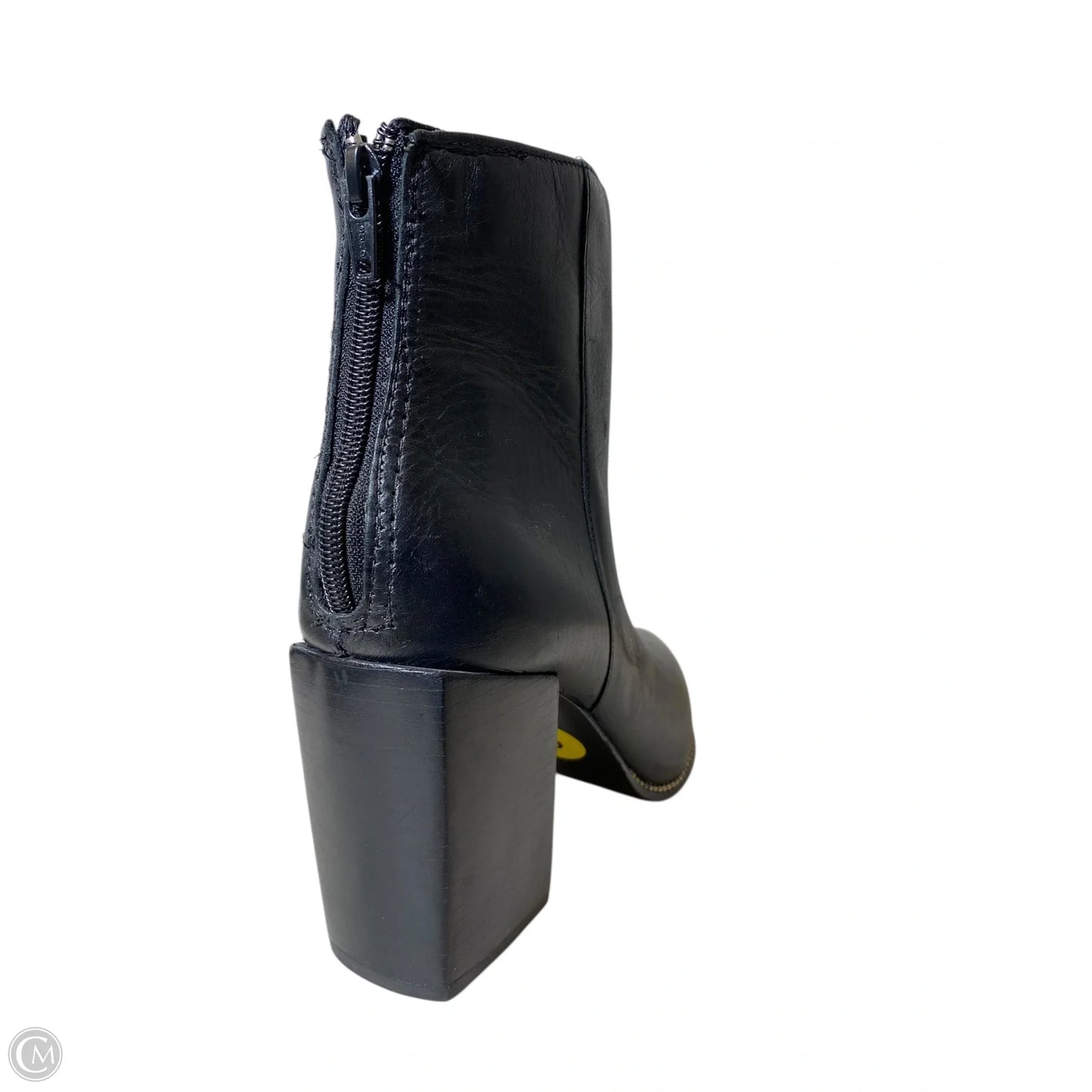 Boots Ankle Heels By Steve Madden In Black, Size: 9