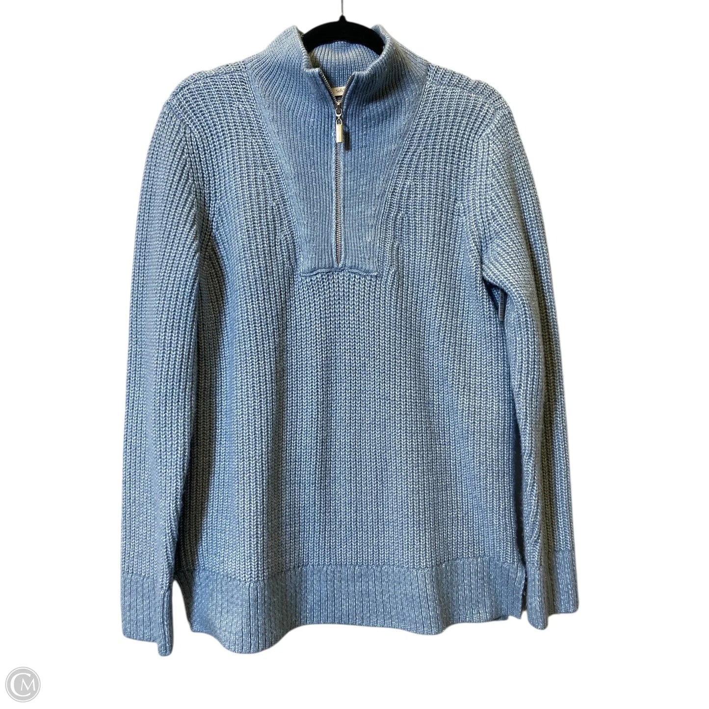 Sweater By Soft Surroundings In Blue, Size: Mp
