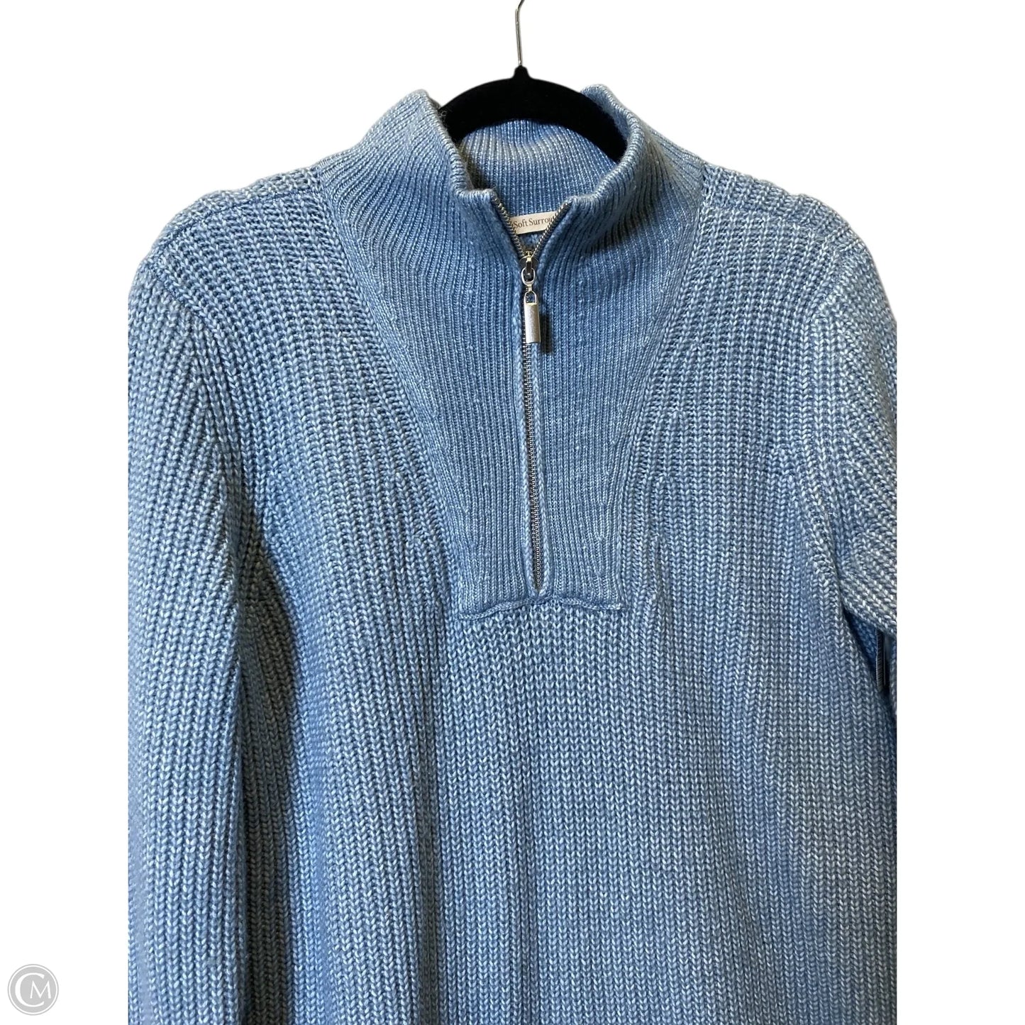Sweater By Soft Surroundings In Blue, Size: Mp