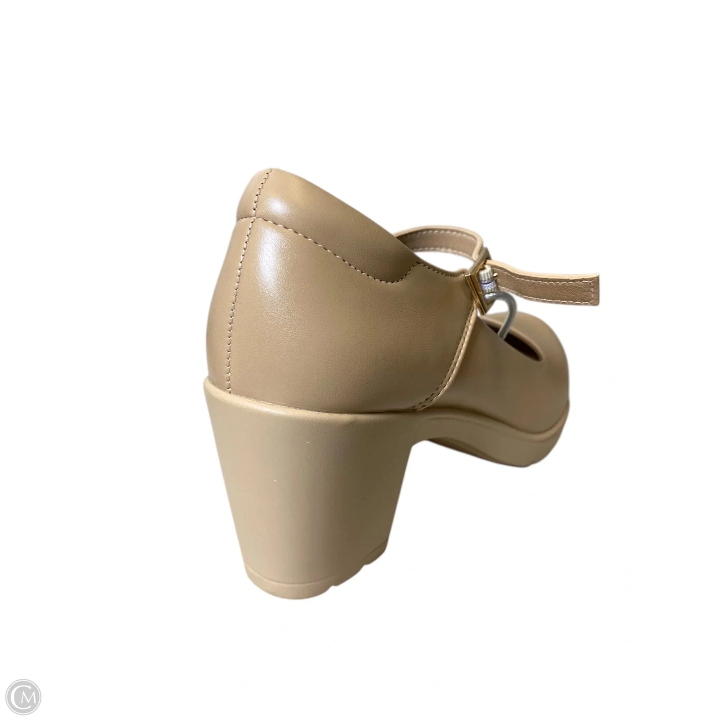 Shoes Heels Block By Dream Pairs In Beige, Size: 6.5