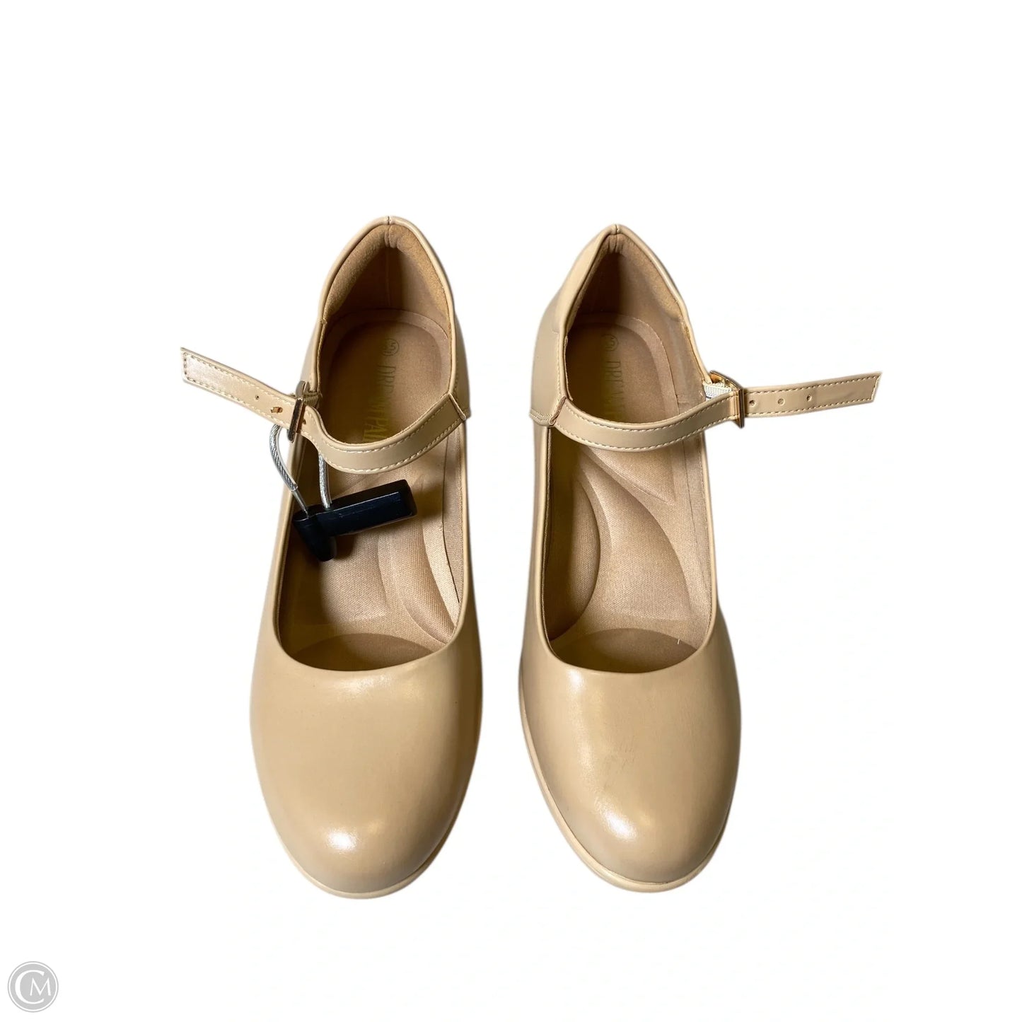 Shoes Heels Block By Dream Pairs In Beige, Size: 6.5