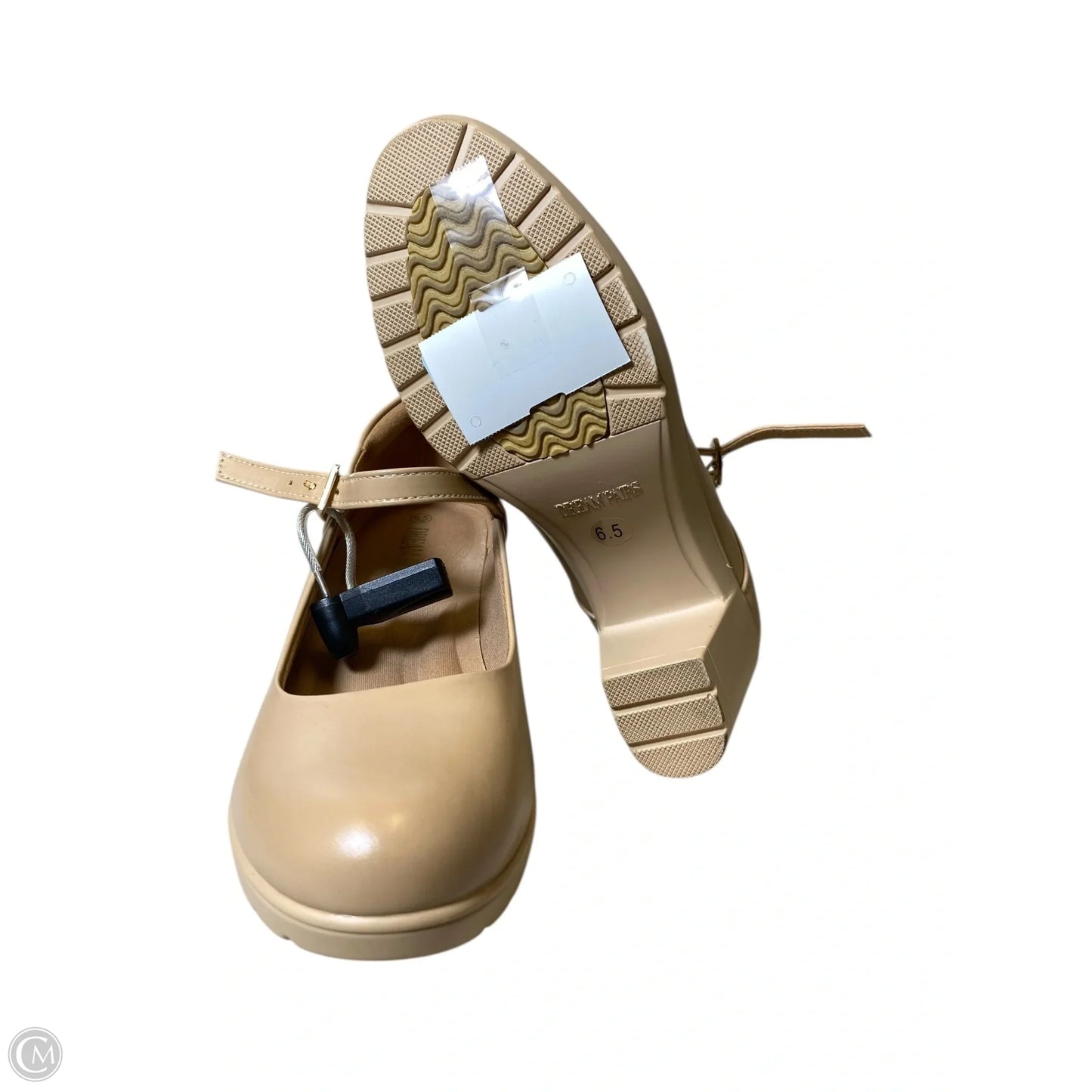 Shoes Heels Block By Dream Pairs In Beige, Size: 6.5