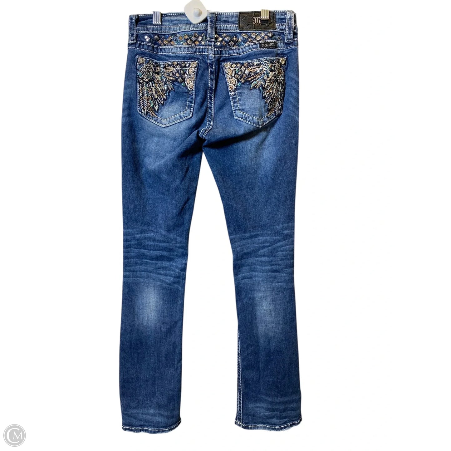 Jeans Flared By Miss Me In Blue Denim, Size: 2