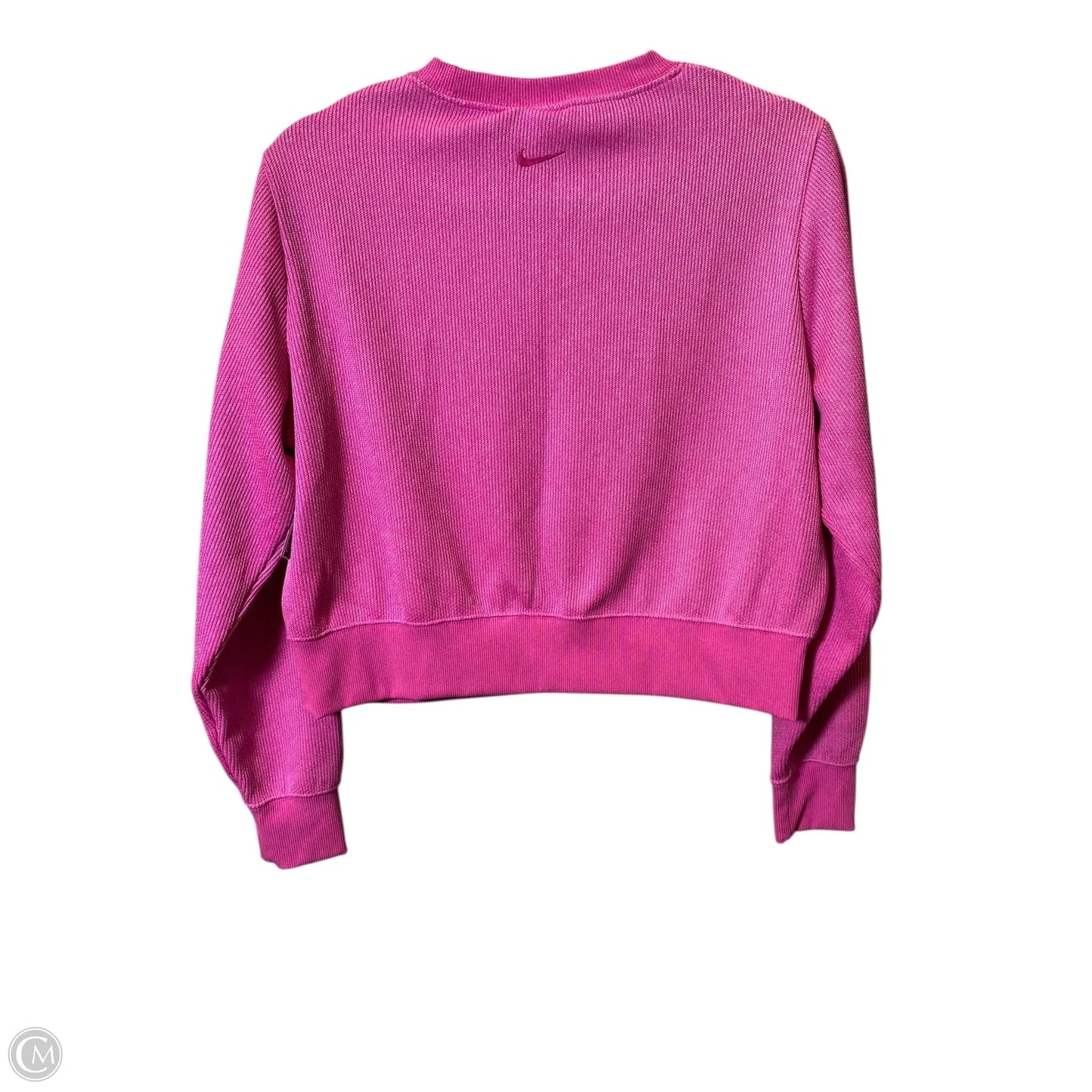 Athletic Sweatshirt Crewneck By Nike In Pink, Size: S