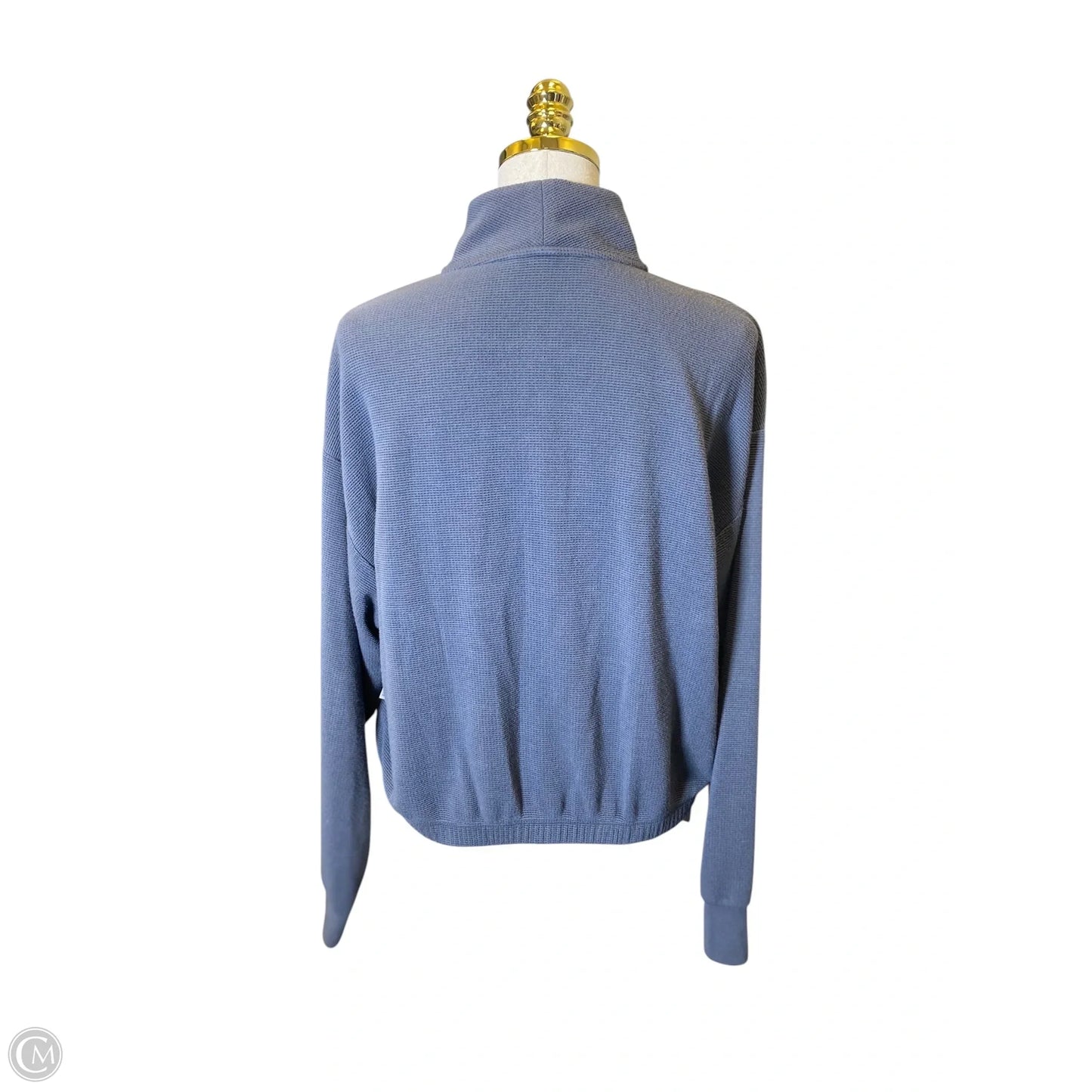 Sweatshirt Collar By Victorias Secret In Grey, Size: L