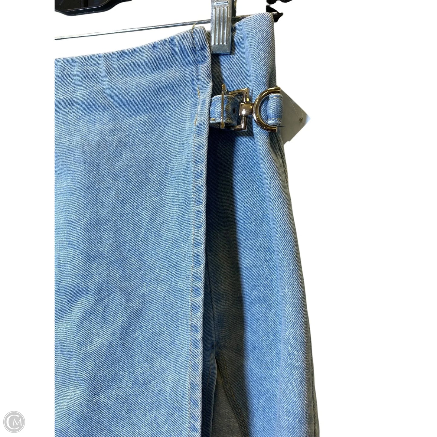 Skort By Cider In Blue Denim, Size: S