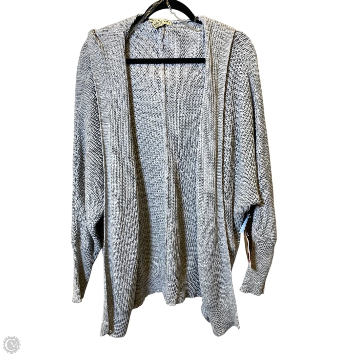 Cardigan By Clothes Mentor In Grey, Size: M