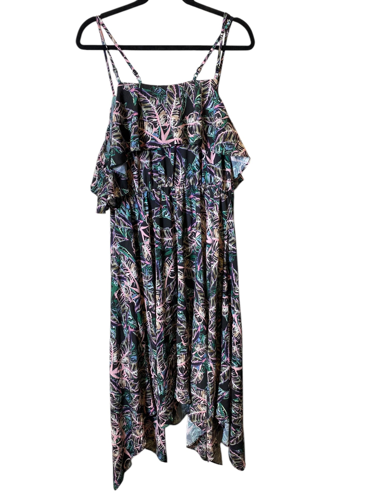 Dress Casual Maxi By Avenue In Multi-colored, Size: 16