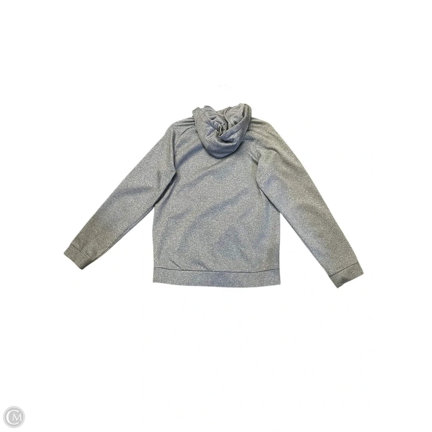 Athletic Jacket By Nike In Grey, Size: S