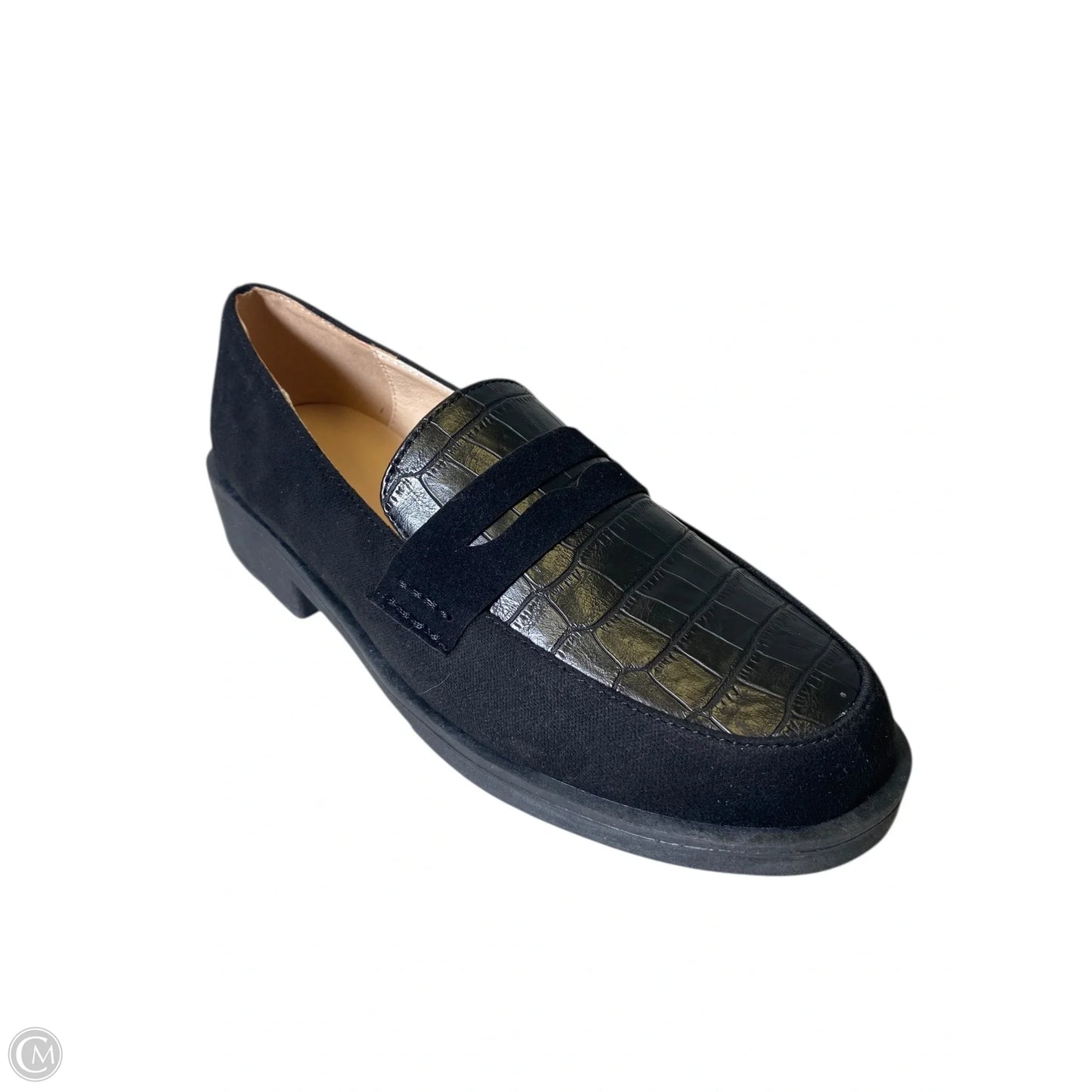 Shoes Flats By Clothes Mentor In Black, Size: 8.5