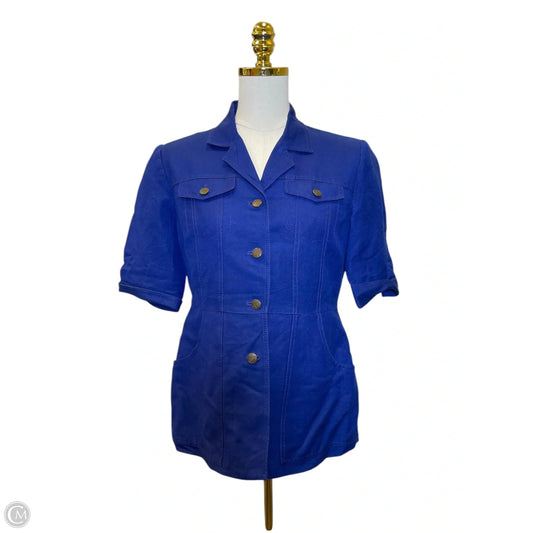 Blazer By Kasper In Blue, Size: S
