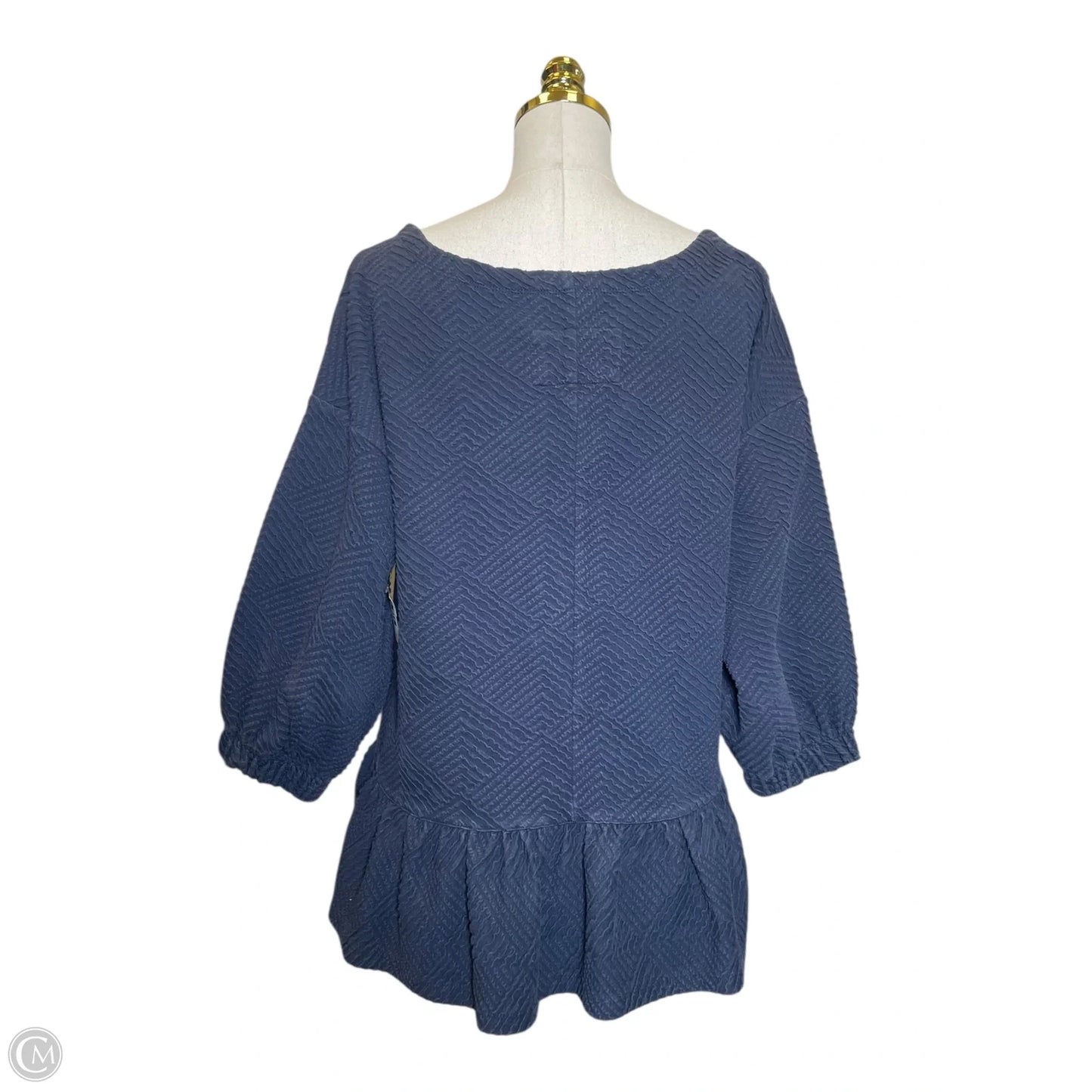 Top 3/4 Sleeve By Maeve In Navy, Size: M