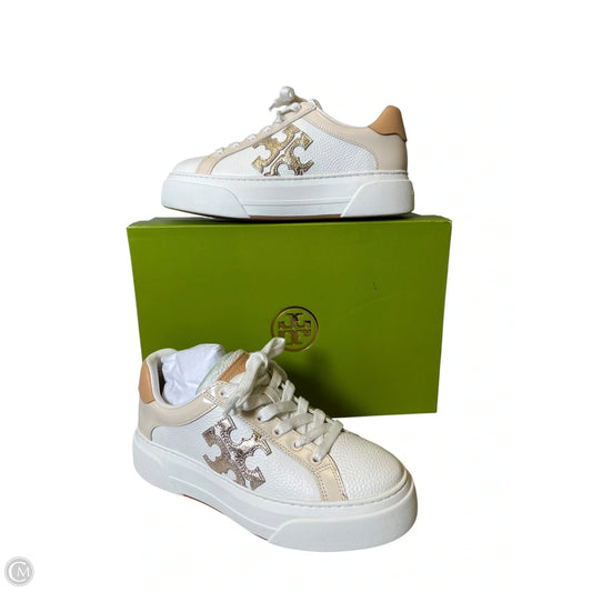 Shoes Designer By Tory Burch In Cream, Size: 6