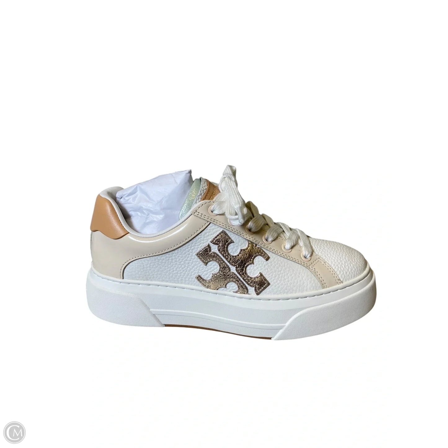 Shoes Designer By Tory Burch In Cream, Size: 6