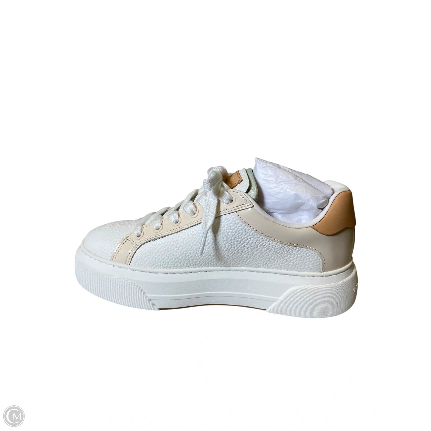Shoes Designer By Tory Burch In Cream, Size: 6