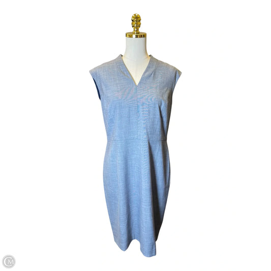 Dress Casual Midi By Talbots In Navy, Size: L