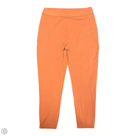 Athletic Leggings By Gym Shark In Orange, Size: Xxl