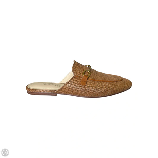 Shoes Flats By Nine West In Brown, Size: 8