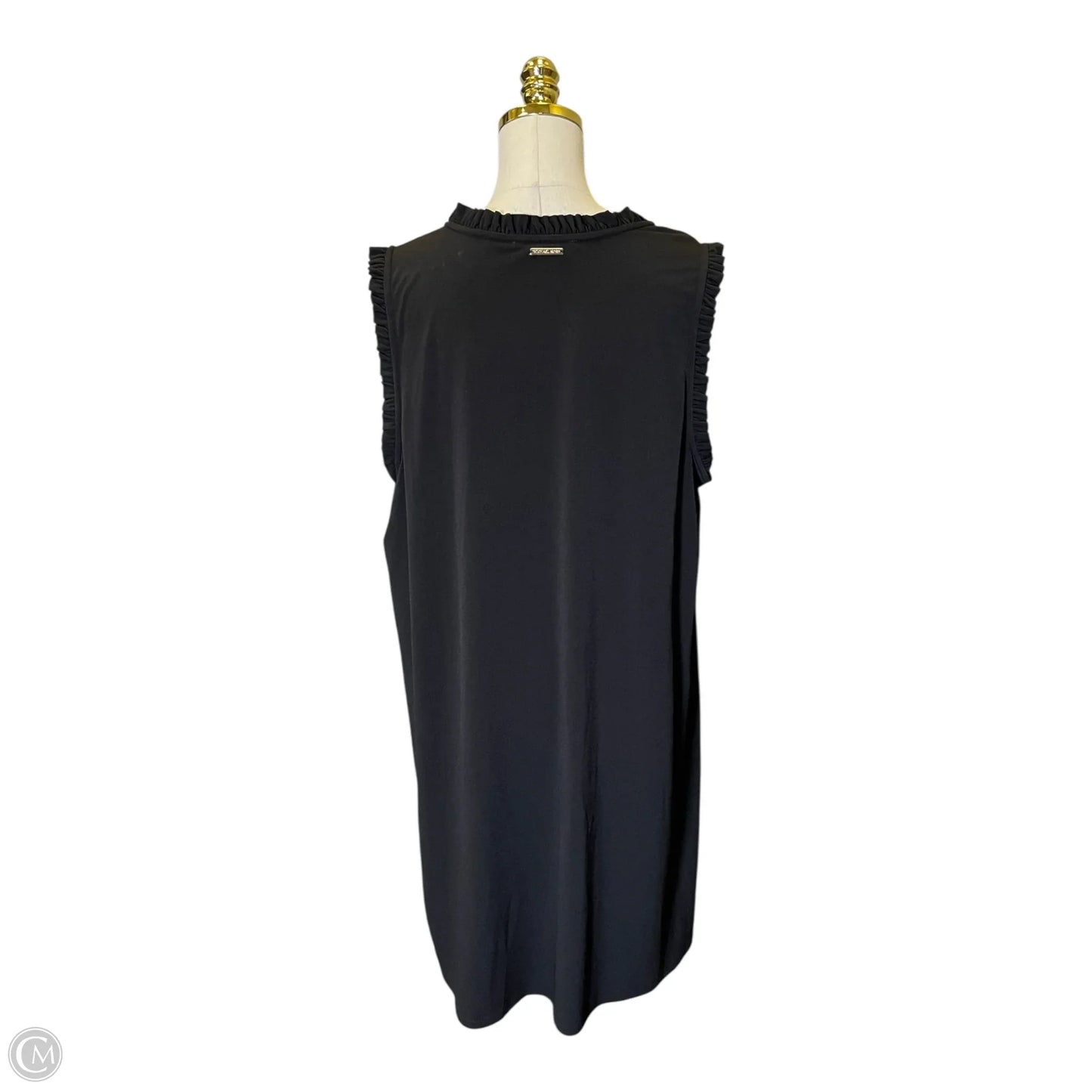 Dress Casual Midi By Michael By Michael Kors In Black, Size: 2x