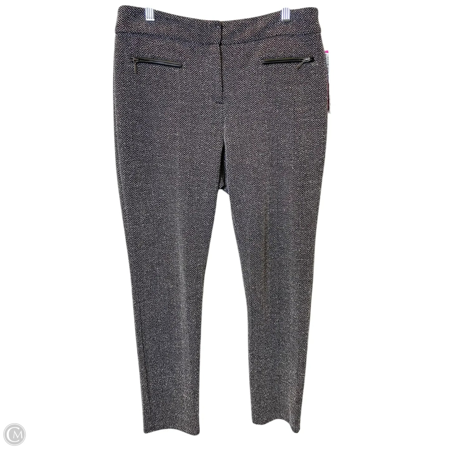 Pants Dress By Apt 9 In Black & White, Size: 12