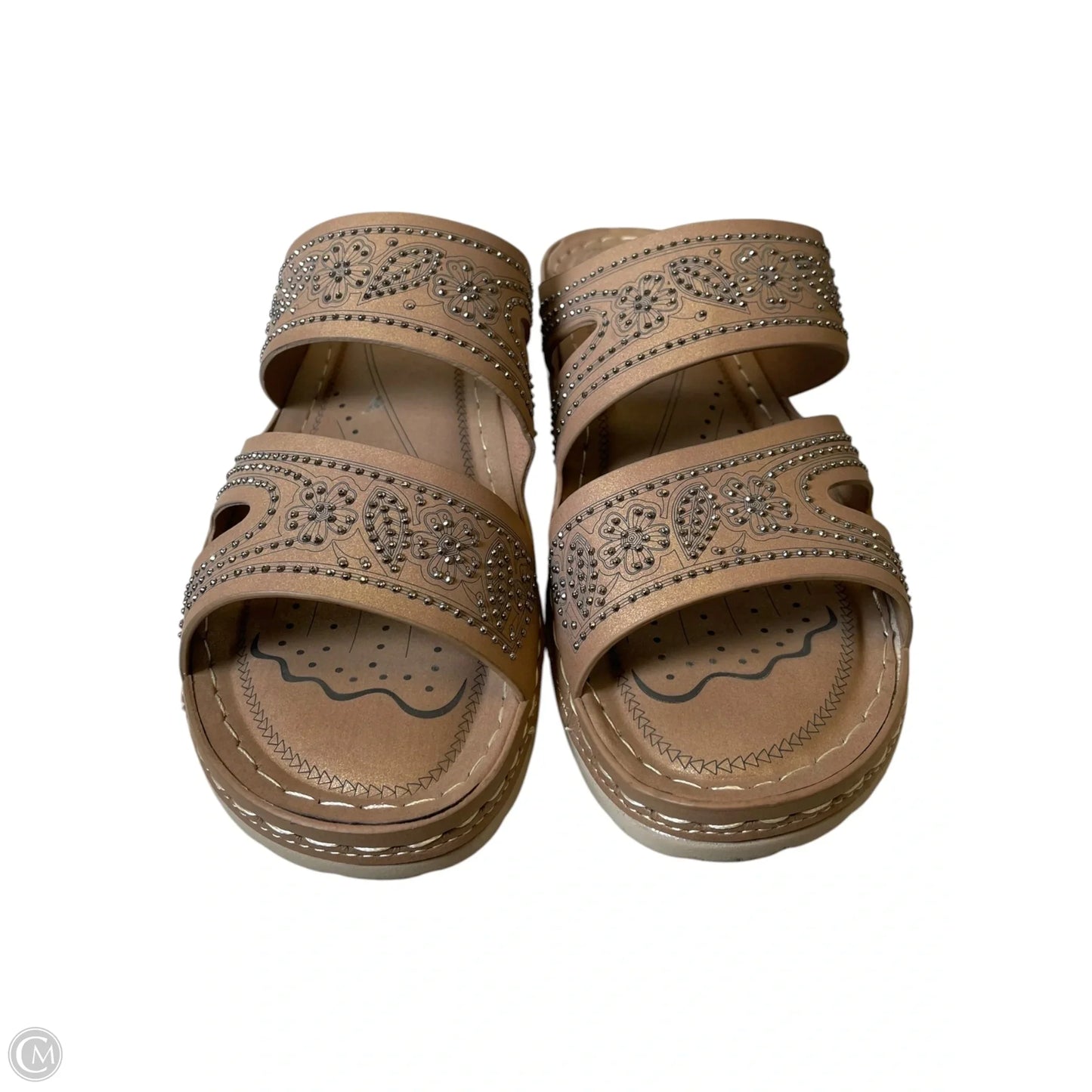 Shoes Flats By Clothes Mentor In Brown, Size: 8.5