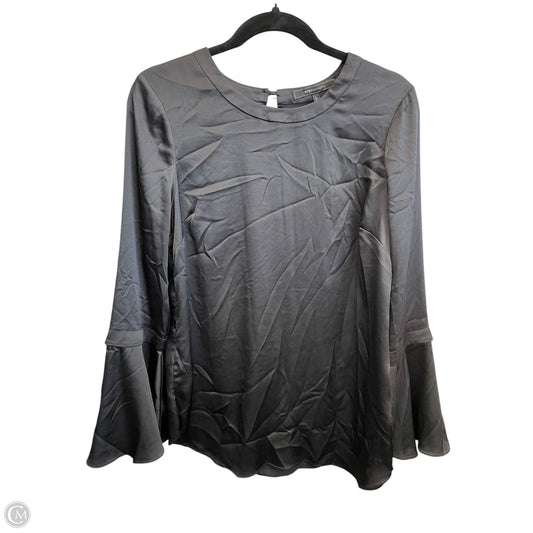 Top Long Sleeve By Bcbgmaxazria In Black, Size: S