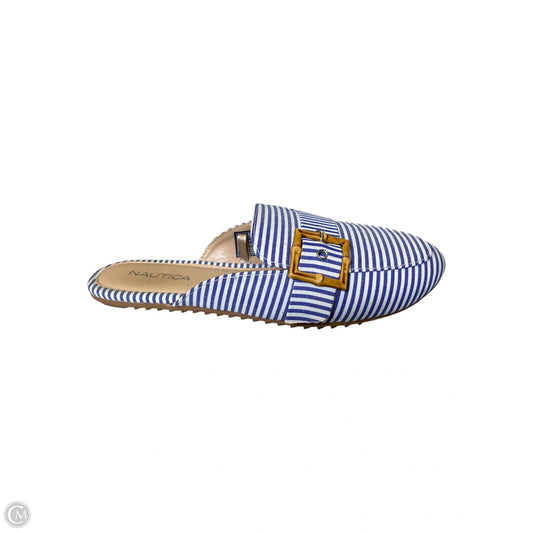 Shoes Flats By Nautica In Blue & White, Size: 7