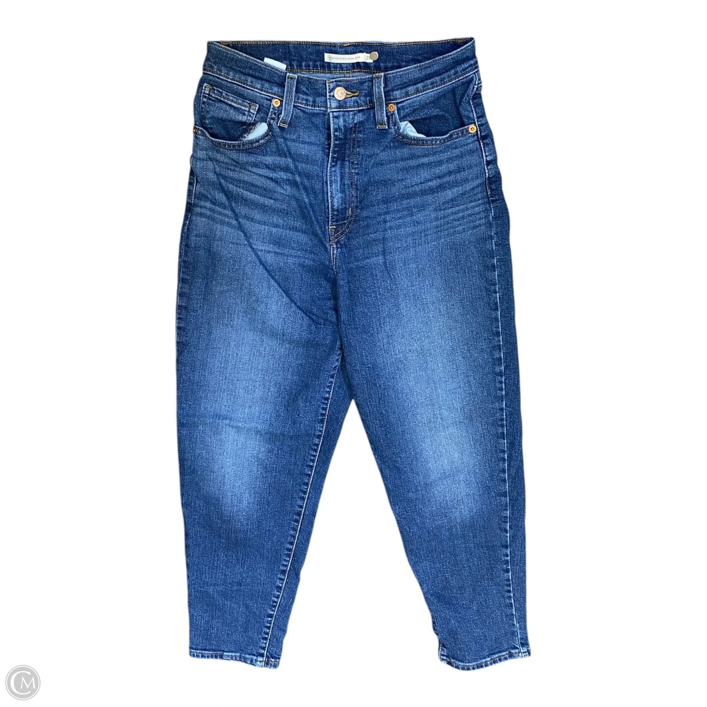 Jeans Skinny By Levis In Blue Denim, Size: 6