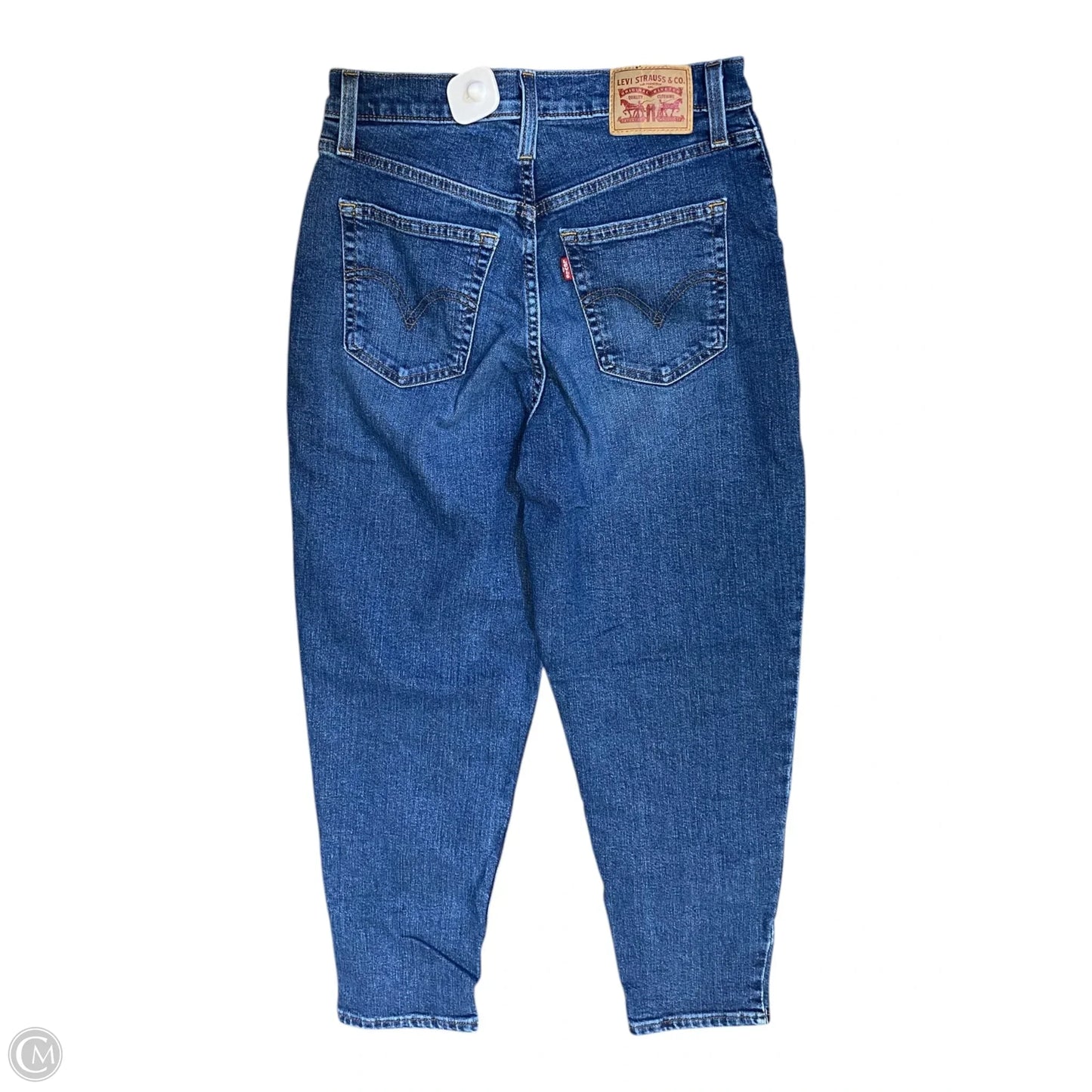 Jeans Skinny By Levis In Blue Denim, Size: 6