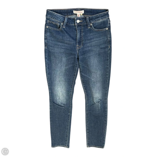 Jeans Skinny By Lucky Brand In Blue Denim, Size: 2